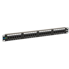 CAT 5E PATCH PANEL 24-PORT 1RMS