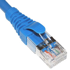 PATCH CORD, CAT6A, FTP, BLUE